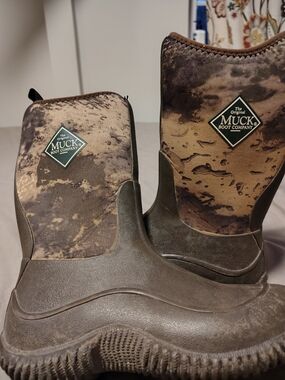 The Original Muck Boot Company Kids' Brown Camo Waterproof Boots